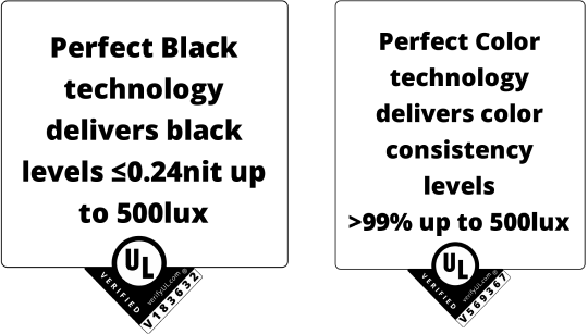 UL Perfect Black 인증, UL Perfect Color 인증