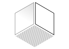 The icon is a three-dimensional cube, representing a realistic, lifelike implementation.