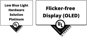UL Low Blue Light Certified, UL Flicker Free Certified